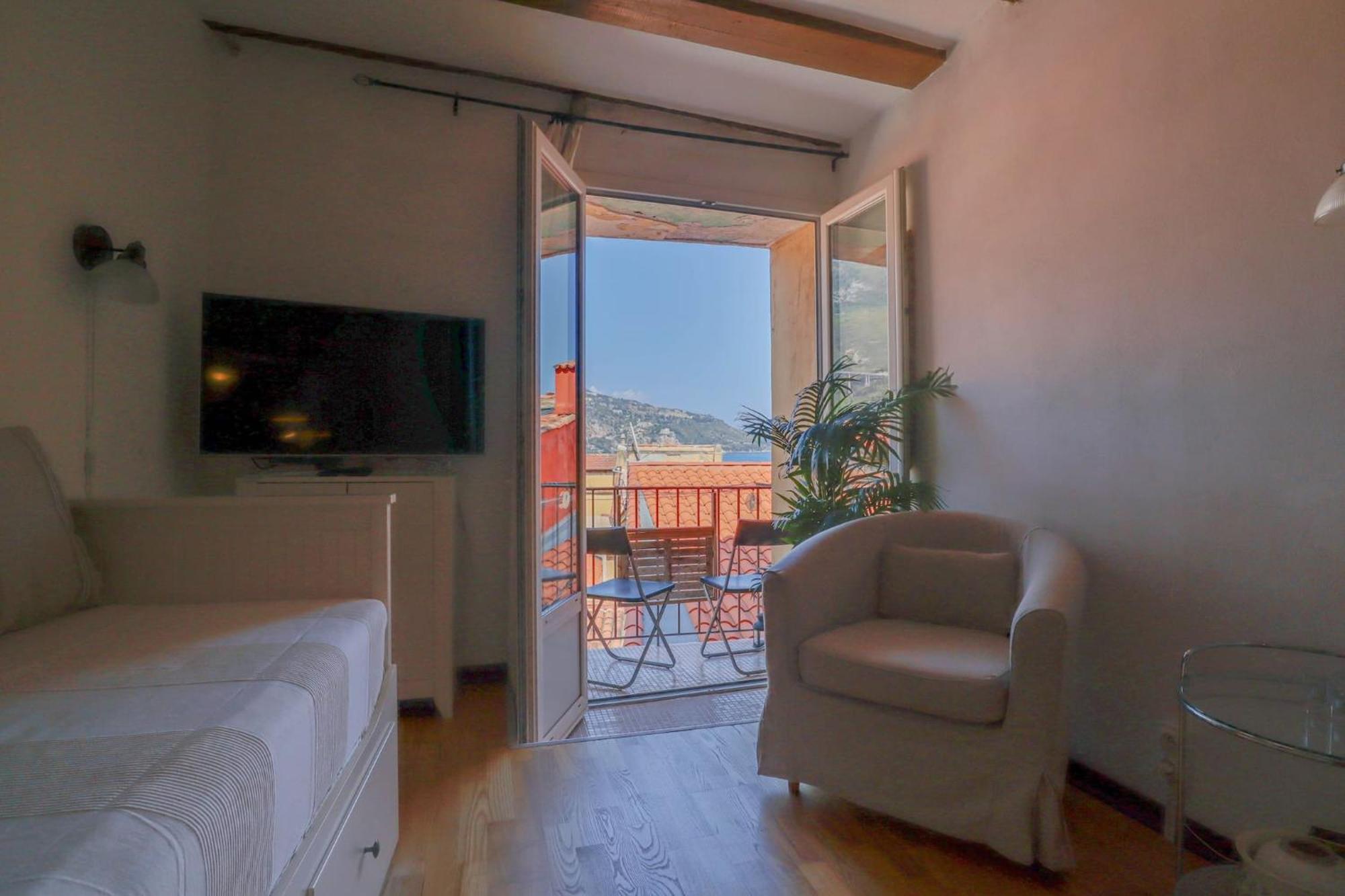 'La Belle Vue Mer' Cozy Appartement, Centre, Plage Mentona Zewnętrze zdjęcie